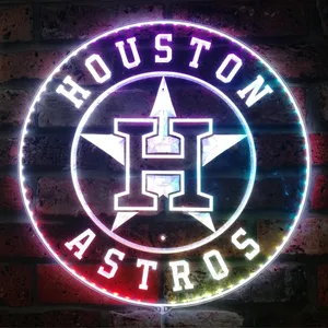 Houston Astros Logo RGB LED Sign