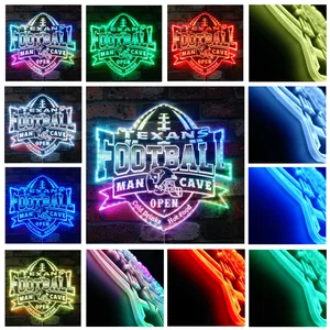 Houston Texans Man Cave RGB LED Sign