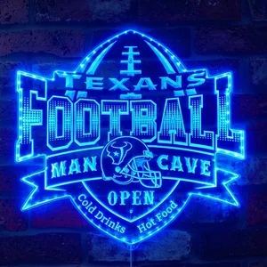 Houston Texans Man Cave RGB LED Sign