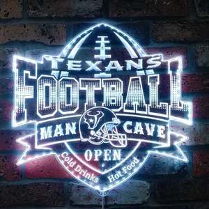 Houston Texans Man Cave RGB LED Sign