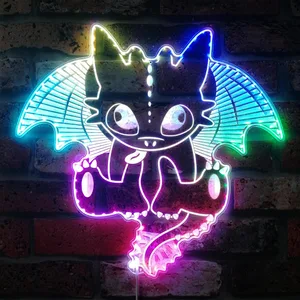 How to Train Your Dragon Toothless RGB LED Sign