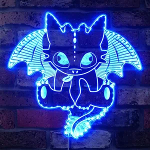 How to Train Your Dragon Toothless RGB LED Sign
