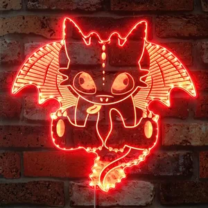 How to Train Your Dragon Toothless RGB LED Sign