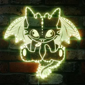 How to Train Your Dragon Toothless RGB LED Sign