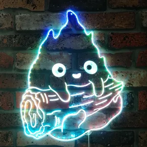 Howl's Moving Castle Calcifer Flame RGB LED Sign