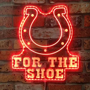 Indianapolis Colts For the Shoe RGB LED Sign