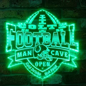Indianapolis Colts Man Cave RGB LED Sign