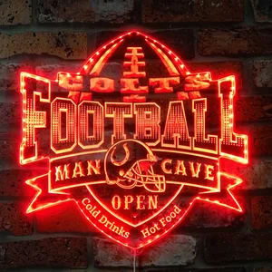 Indianapolis Colts Man Cave RGB LED Sign