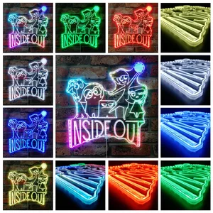 Inside Out Logo RGB LED Sign
