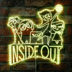 Inside Out Logo RGB LED Sign