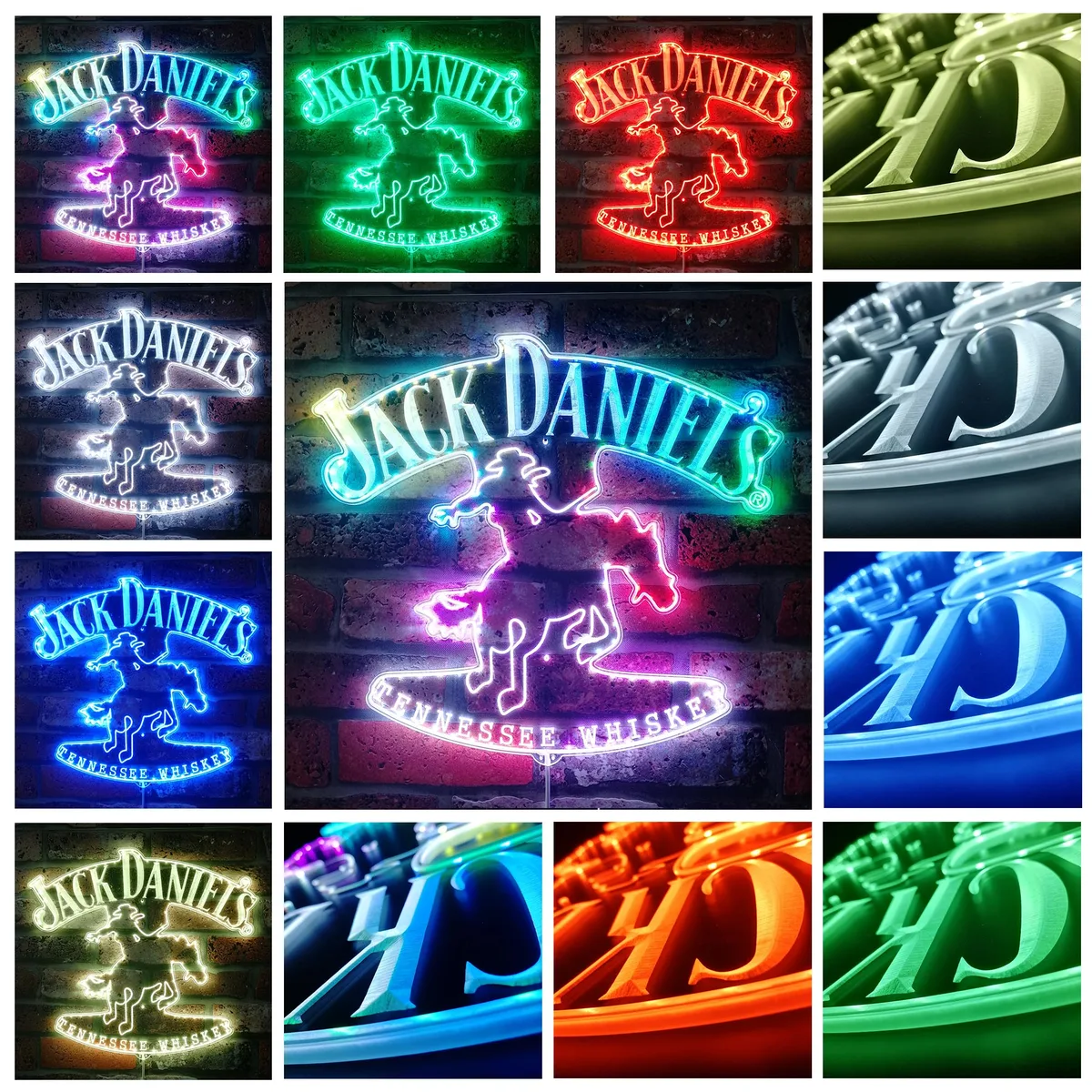 Jack Daniel's Cowboy RGB LED Sign