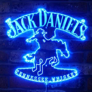 Jack Daniel's Cowboy RGB LED Sign