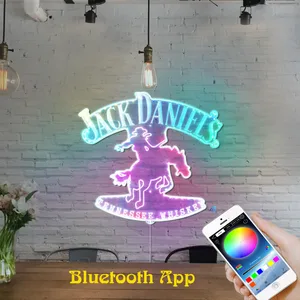 Jack Daniel's Cowboy RGB LED Sign