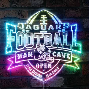 Jacksonville Jaguars Man Cave RGB LED Sign