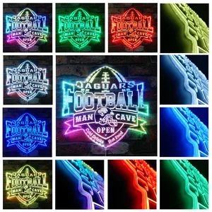 Jacksonville Jaguars Man Cave RGB LED Sign