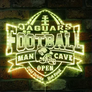 Jacksonville Jaguars Man Cave RGB LED Sign