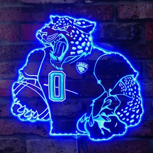Jacksonville Jaguars NFL RGB LED Sign