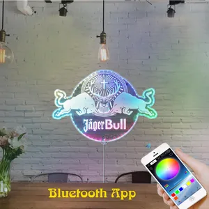 Jagermeister Jager Bull RGB LED Sign