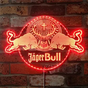 Jagermeister Jager Bull RGB LED Sign