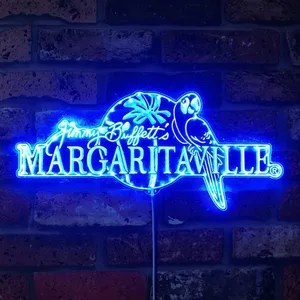 Jimmy Buffett's Margaritaville Logo RGB LED Sign