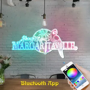 Jimmy Buffett's Margaritaville Logo RGB LED Sign