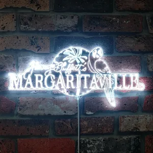 Jimmy Buffett's Margaritaville Logo RGB LED Sign
