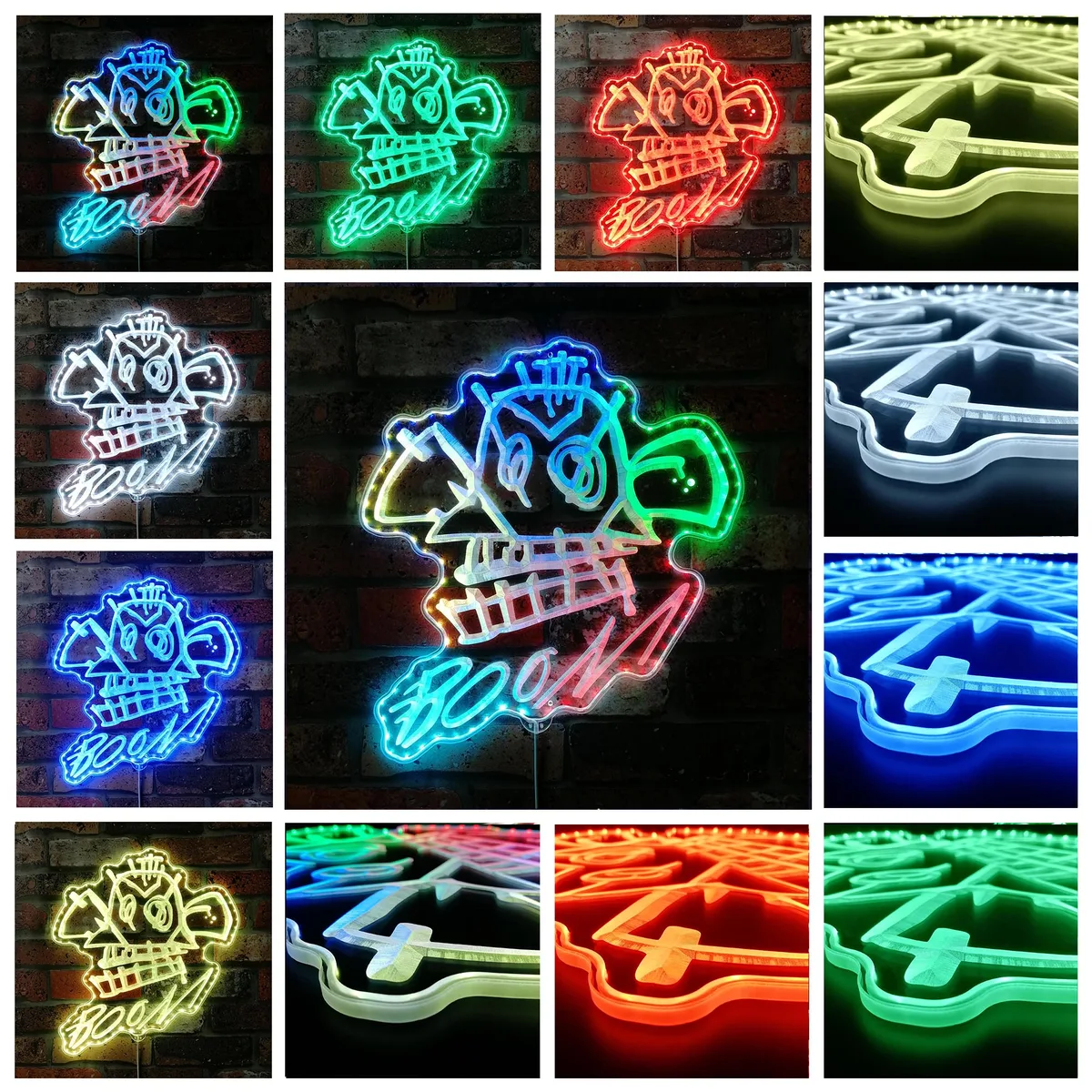 Jinx Monkey  Neon Graffiti RGB LED Sign