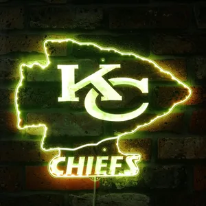Kansas City Chiefs Logo RGB LED Sign