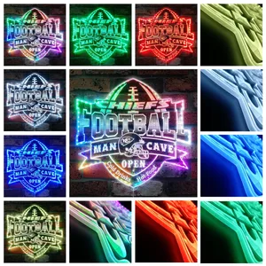 Kansas City Chiefs Man Cave RGB LED Sign
