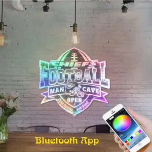 Kansas City Chiefs Man Cave RGB LED Sign