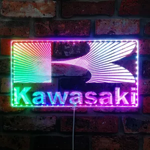 Kawasaki Logo RGB LED Sign