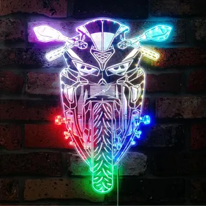 Kawasaki Motorcycles Motorcycle RGB LED Sign
