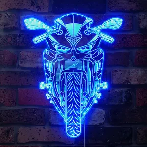 Kawasaki Motorcycles Motorcycle RGB LED Sign