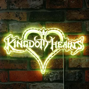 Kingdom Hearts Logo RGB LED Sign