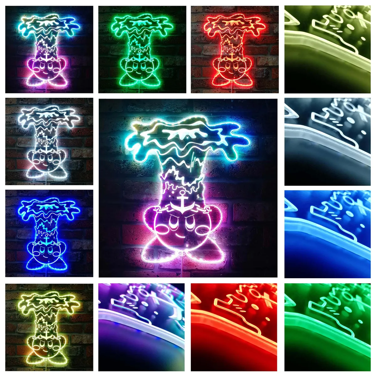 Kirby Kirby Waterhead RGB LED Sign