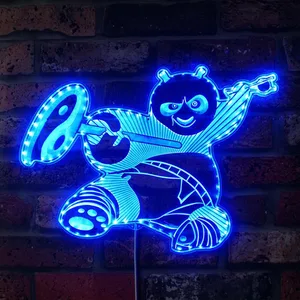 Kung Fu Panda Po RGB LED Sign