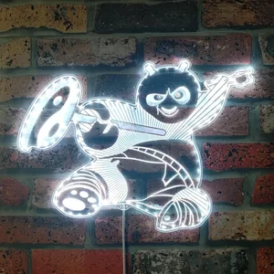 Kung Fu Panda Po RGB LED Sign