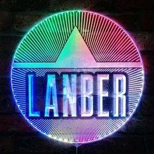 Lanber Arms Logo RGB LED Sign