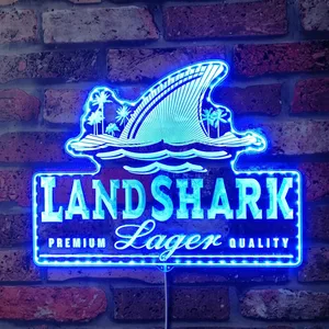Landshark Larger Premium Lager Quality RGB LED Sign