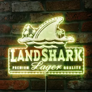 Landshark Larger Premium Lager Quality RGB LED Sign
