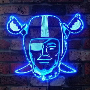 Las Vegas Raiders Logo RGB LED Sign