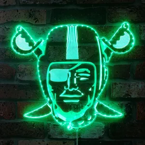 Las Vegas Raiders Logo RGB LED Sign