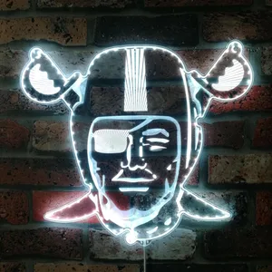 Las Vegas Raiders Logo RGB LED Sign