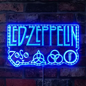 Led Zeppelin Logo RGB LED Sign