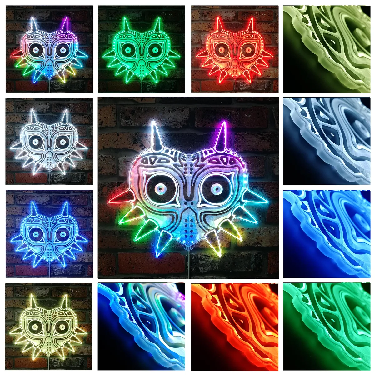 Legend of Zelda Majoras Mask RGB LED Sign