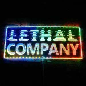 Lethal Company Logo RGB LED Sign