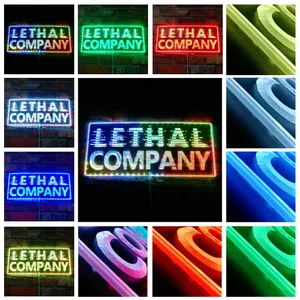 Lethal Company Logo RGB LED Sign