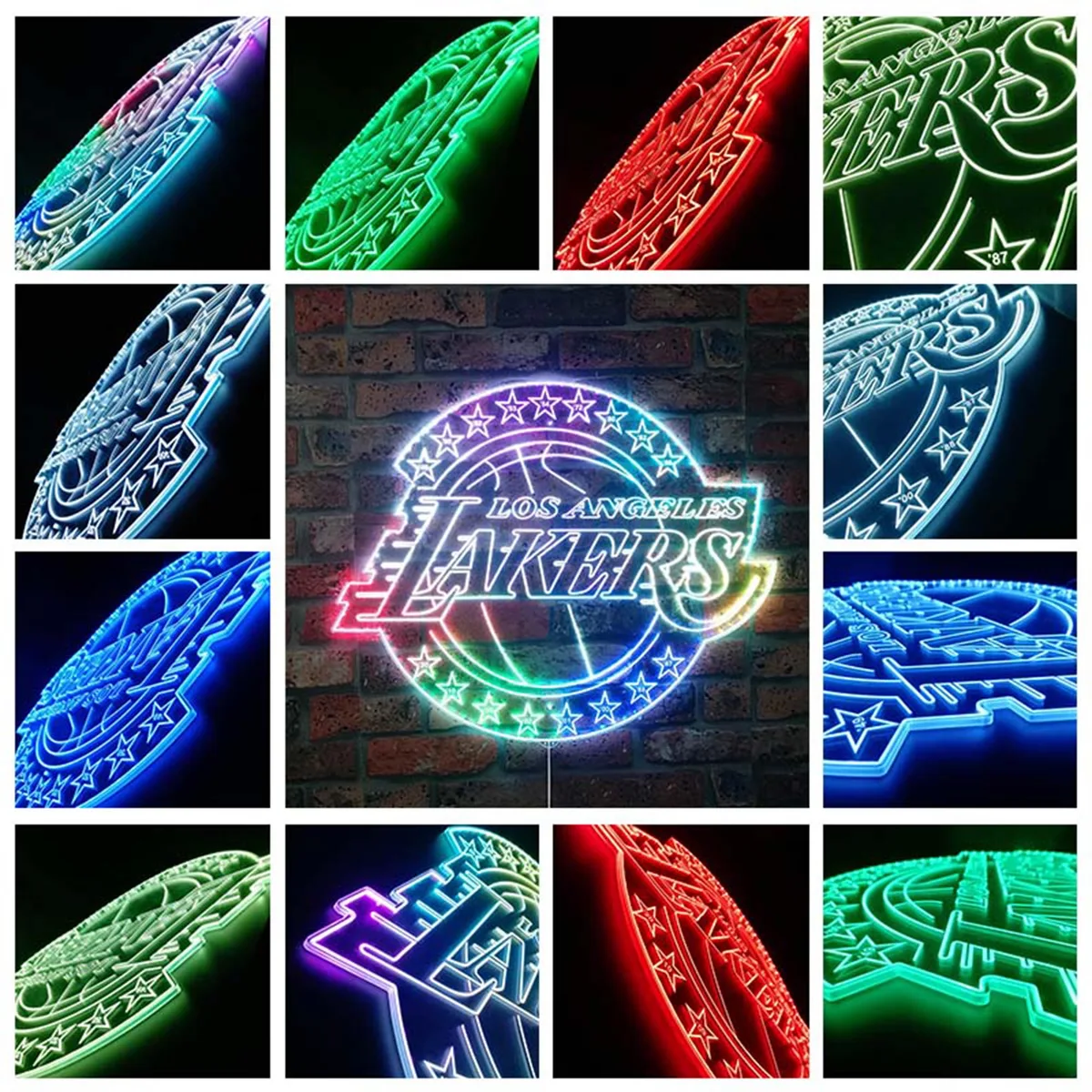 Los Angeles Lakers Logo RGB LED Sign