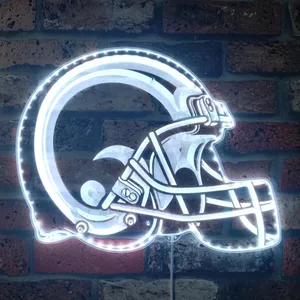 Los Angeles Rams Helmet Logo RGB LED Sign