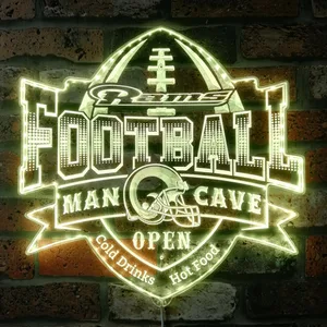 Los Angeles Rams Man Cave RGB LED Sign